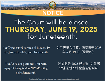 Closed Thursday, June 19, 2025
